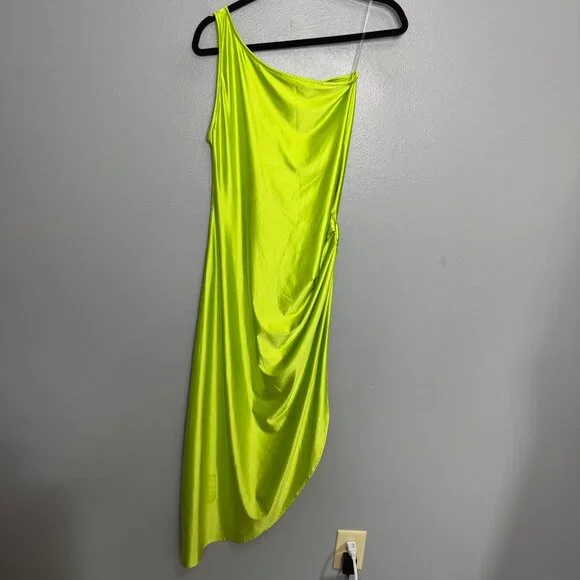 PQ SWIM lime tinsley ring dress size M/L - Picture 3 of 13